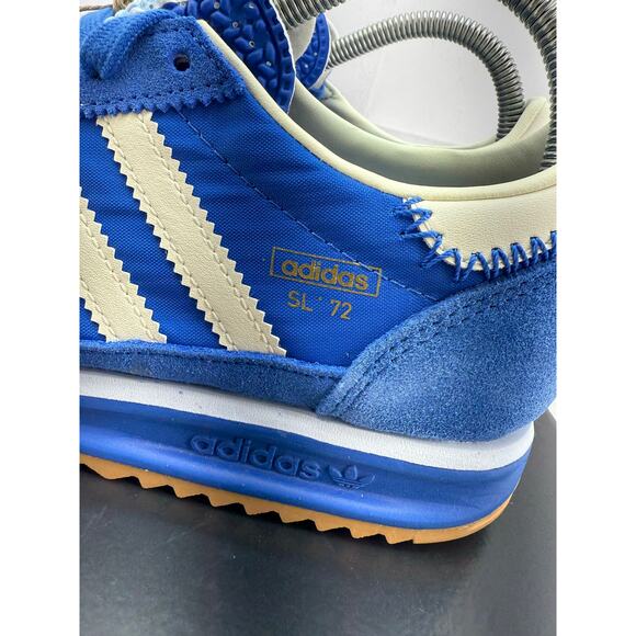 Adidas Originals SL 72 RS Youth Size 6 Womens 7 Blue White Retro Sneakers JI2007 - Picture 2 of 11